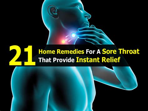 21 home remedies for a sore throat that provide instant relief