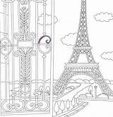 Coloring France Travel Adult Book Colouring Pages Books sketch template