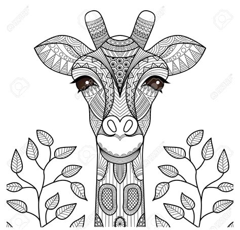 giraffe coloring pages animal doodles animal coloring pages