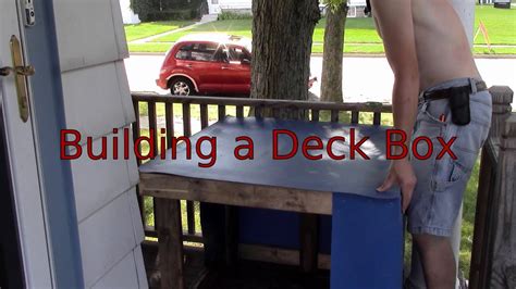 building  deck box youtube