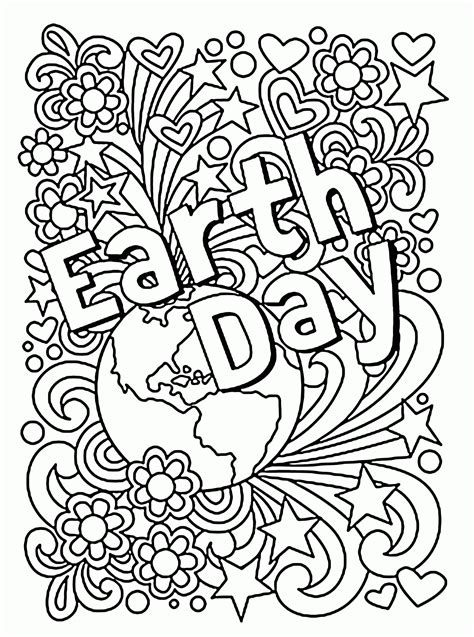 celebration earth day coloring page  kids coloring pages printables