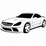 Mercedes Benz Clipart Car Vector Sl Luxury Bmw Illustration Cars Logo Silhouette Coloring Sketchy Traced Shmector Pages Amg Clip Cliparts sketch template
