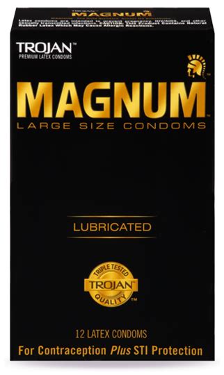 Magnum™ Lubricated Condoms The Gold Standard™