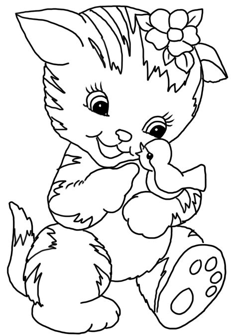 cats printable coloring pages