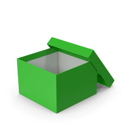 green box opened png images psds   pixelsquid se