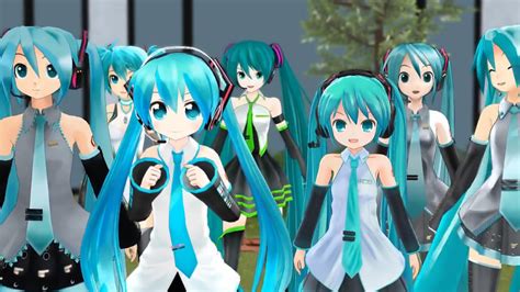 Meet Many Many Mikus In “let’s Go See Miku” An Mmd Video