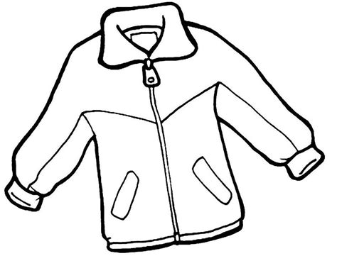 jacket coloring pages