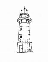 Coloring Lighthouse Pages Printable Line Kids Drawing Colouring Color Drawings Bestcoloringpagesforkids Paintingvalley sketch template