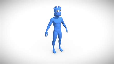 godot man godot engine humanoid    model