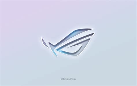 wallpapers rog logo cut   text white background rog