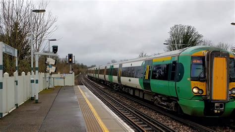 trains at purley oaks railway station monday 14th may