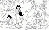 Coloring Disney Princess Pages Winter Games Popular sketch template