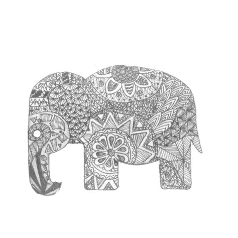 elephant zentangle drawing zentangle drawings drawings art