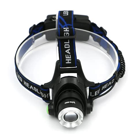 high bright rechargeable headlamp xml  led waterproof headlight head lamps  modes zoomable