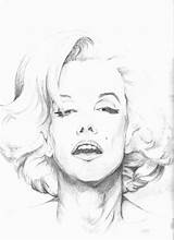 Monroe Coloring Marilyn Pages Andy Template Printable sketch template