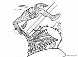 Coloring Pages Homecoming Marvel Comics Spiderman Kids Printable Color sketch template