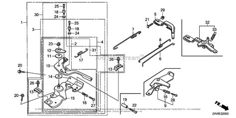 honda engine gx parts diagram