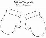 Mitten Mittens Template Printable Pattern Clipart Outline Templates Crafts Winter Clip Craft Coloring Preschool Kids Kathy Santa Christmas Cliparts Draws sketch template