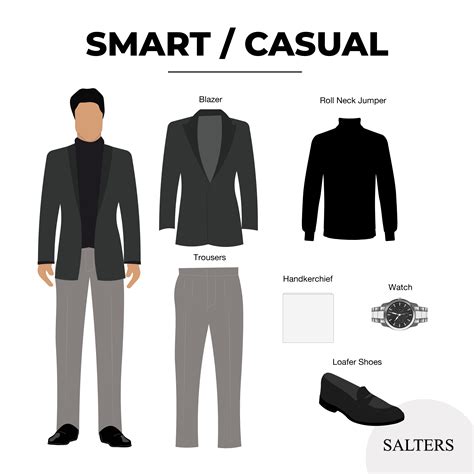 salters guide  dress codes  men