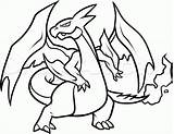 Charizard Draw sketch template