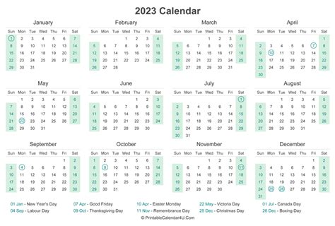 calendar canada printable  time  date calendar  canada