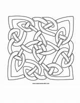 Celtic Pages Coloring Square Mandala Alphabet Color Mandalas Knot Getcolorings Monday Impressive sketch template