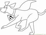 Krypto Coloringpages101 sketch template