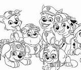 Paw Patrol Pages Coloring Pups Everest Tracker Characters Printable Coloringpagesonly Online Super sketch template