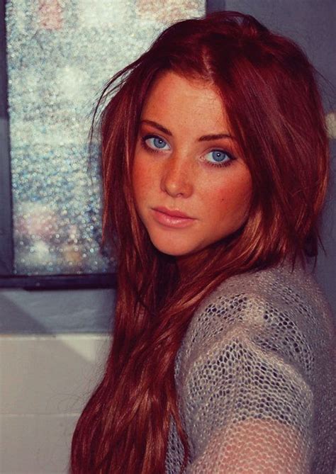 Ginger Hair Beautiful Blue Eyes Cute Ginger Girl Inspiring