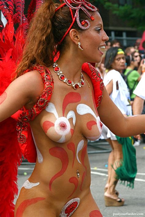 women shows naked tits at the carnival naked and nude in public pics
