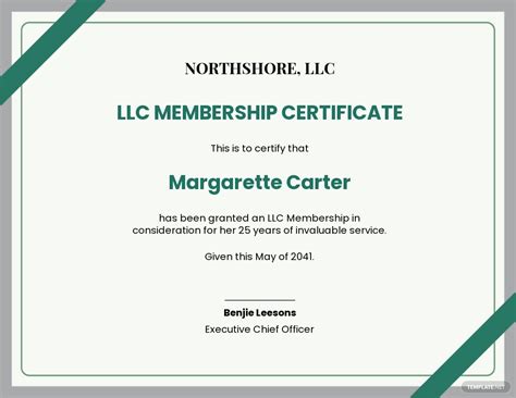 membership certificate templates customize