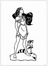 Pocahontas Meeko Colorir Desenhos Princesscoloring sketch template
