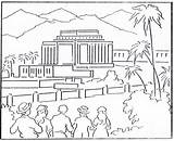 Lds Mormon 1923 Kirtland Temples sketch template