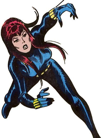 black widow marvel comics champions 1970s profile black widow