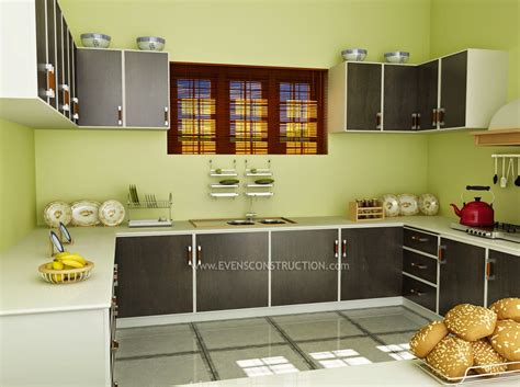 evens construction pvt  modern kerala kitchen