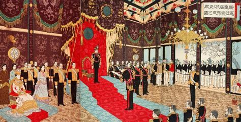 Illustration Of The Ceremony For The Promulgation Of The Constitution