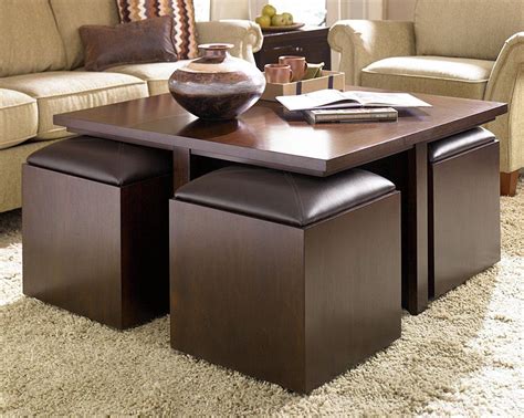 coffee table  storage stools coffee table design ideas