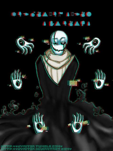 man  speaks  hands wd gaster undertale amino