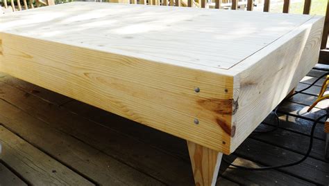 plans twin size platform bed plans  wooden