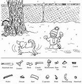 Hidden Winter Printable Object Puzzles Printables Christmas Objects Worksheets Puzzle Coloring Pages Weather Choose Board Kid Via Worksheeto Printablee sketch template