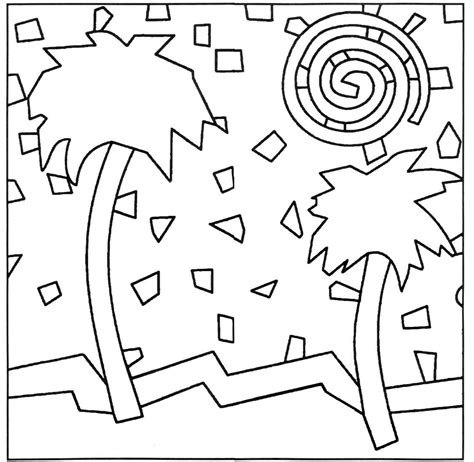 mosaic coloring pages printables coloring home