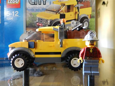 pin  lego city  mining vehicle