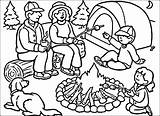 Camping Coloring Pages Camp Summer Drawing Tent Color Family Drawings Putting Colouring Kids Sheets Printable Theme Getcolorings Paintingvalley Activities Outdoor sketch template