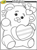 Coloring Valentine Pages Bear Teddy Valentines Printable Crayola Kids Print Sheets Colouring Color Momwifebusylife Cute Getcolorings Heart Activities Choose Board sketch template