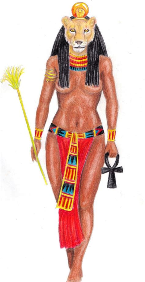 Sekhmet By Dragonwings13 Sekhmet Goddess Art Egyptian Goddess
