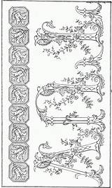 Coloring Decorated Monogram Letters Flower Magic Tuv sketch template