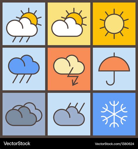 drawing  weather symbols