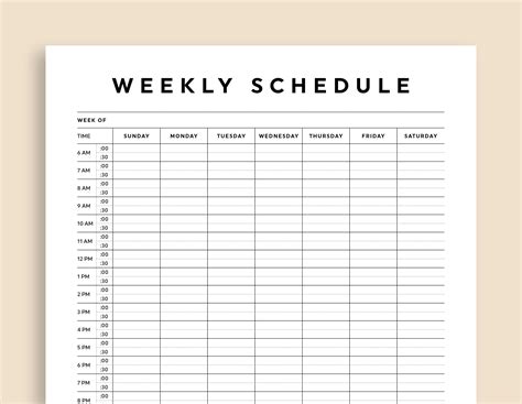 printable  hour day planner daily schedule template daily vrogue