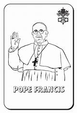 Papa Pope Francis Giochiecolori Fabio sketch template