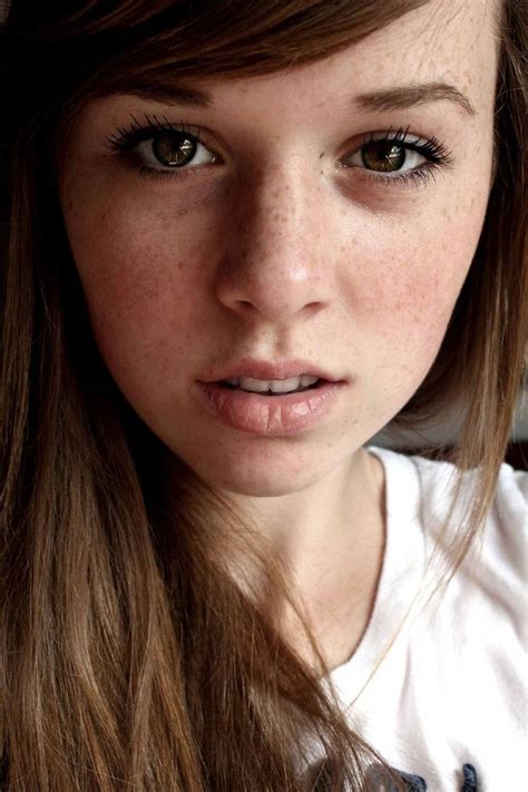 brown eyes and freckles yeah that s a pretty girl gorgeous and not in that fake airbrushed